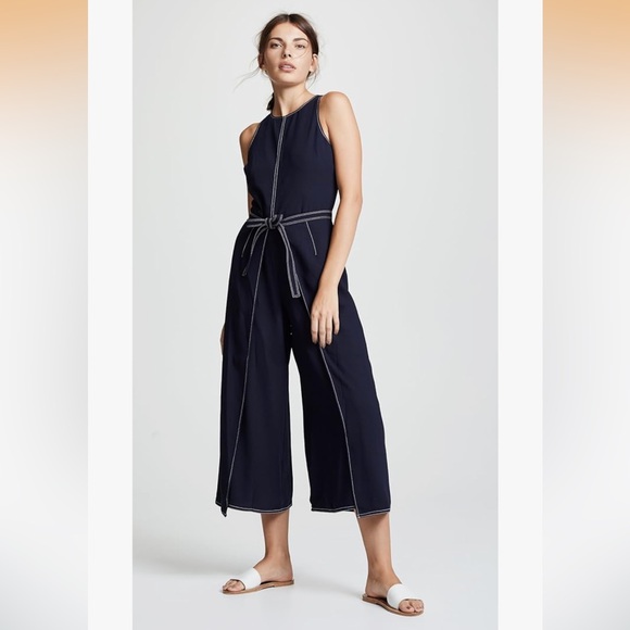 NWT! Mairead Split-leg Jumpsuit In Midnight Navy -Size 6 - Picture 4 of 12